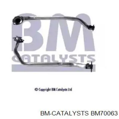 Приёмная труба BM70063 BM Catalysts