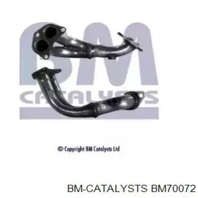 Приёмная труба BM70072 BM Catalysts