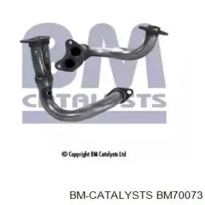 Приёмная труба BM70073 BM Catalysts