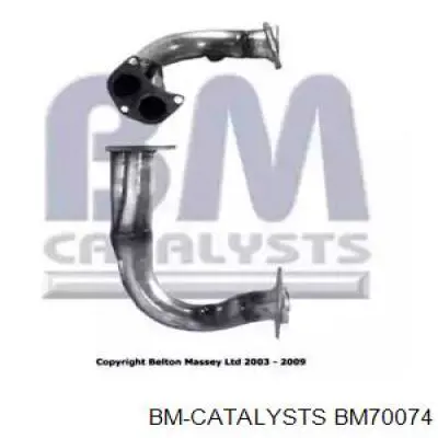 Приёмная труба BM70074 BM Catalysts