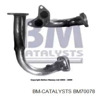 Приёмная труба BM70078 BM Catalysts