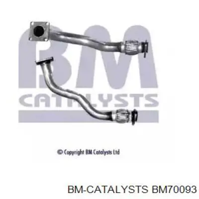 Приёмная труба BM70093 BM Catalysts