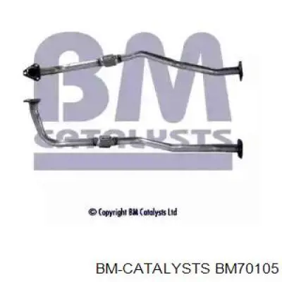 Приёмная труба BM70105 BM Catalysts