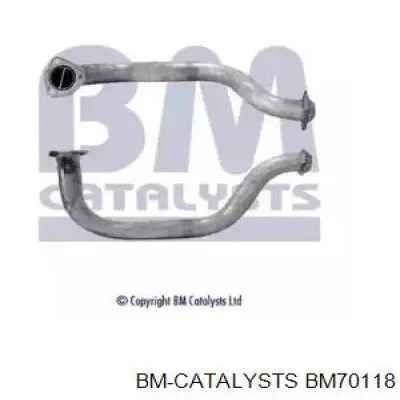 Приёмная труба BM70118 BM Catalysts