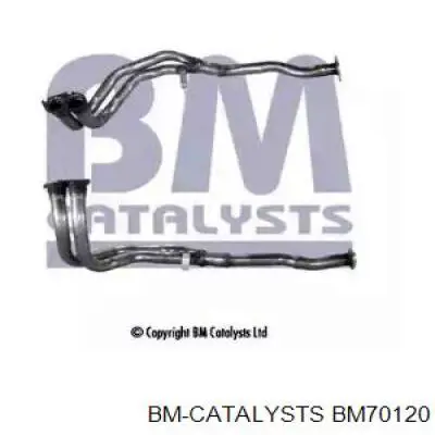 Приёмная труба BM70120 BM Catalysts