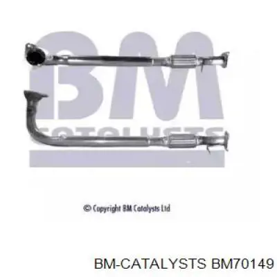 Приёмная труба BM70149 BM Catalysts