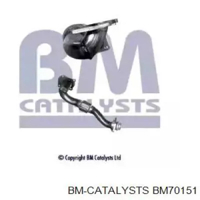 Приёмная труба BM70151 BM Catalysts