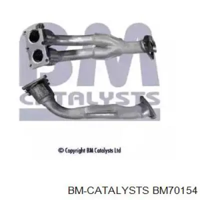 BM70154 BM Catalysts труба приемная (штаны глушителя передняя)