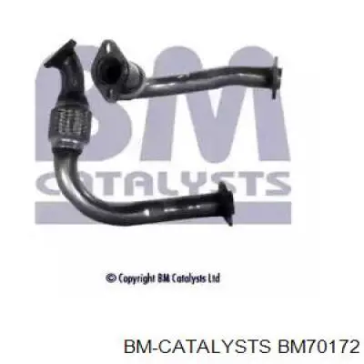 Приёмная труба BM70172 BM Catalysts