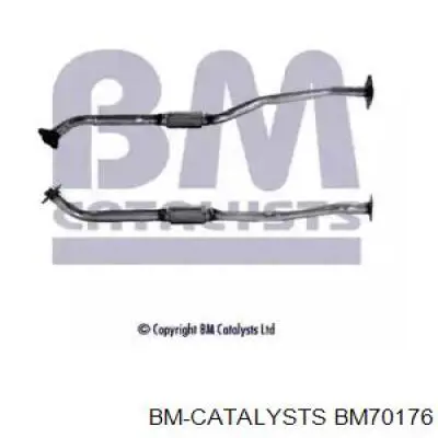 Приёмная труба BM70176 BM Catalysts