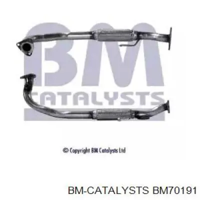 Приёмная труба BM70191 BM Catalysts