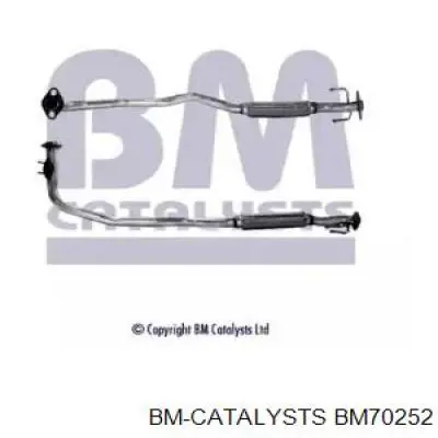 Приёмная труба BM70252 BM Catalysts