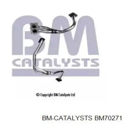 Приёмная труба BM70271 BM Catalysts