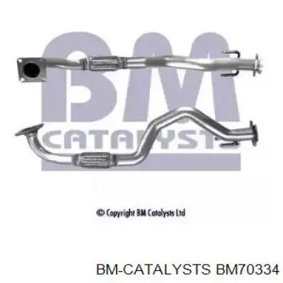 Приёмная труба BM70334 BM Catalysts