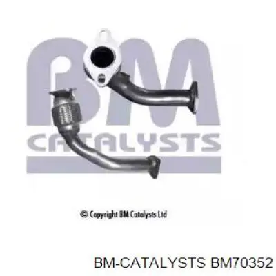 Приёмная труба BM70352 BM Catalysts