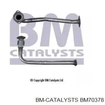 Приёмная труба BM70378 BM Catalysts