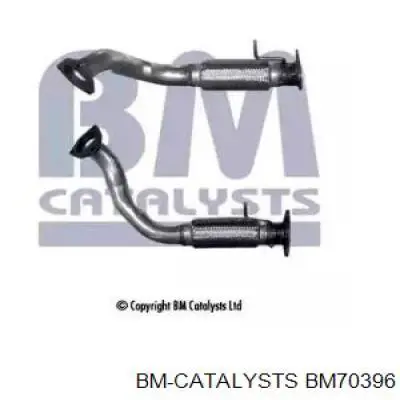 Приёмная труба BM70396 BM Catalysts