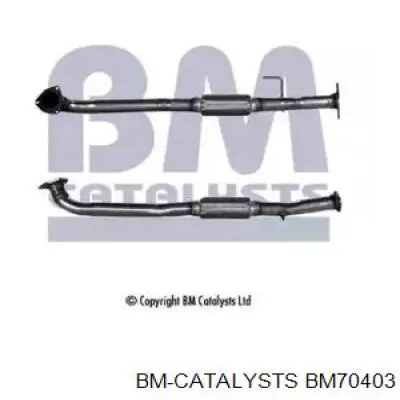 Приёмная труба BM70403 BM Catalysts