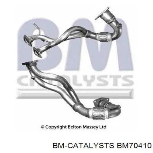Глушитель, передняя часть BM Catalysts BM70410 цена, от 124.74 USD