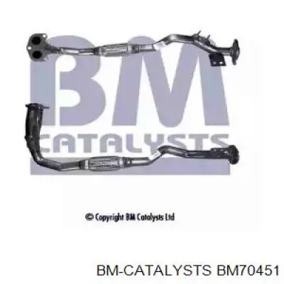 Приёмная труба BM70451 BM Catalysts