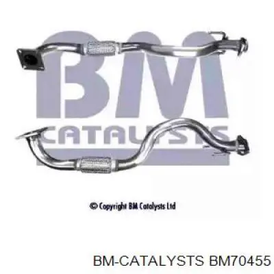 Приёмная труба BM70455 BM Catalysts