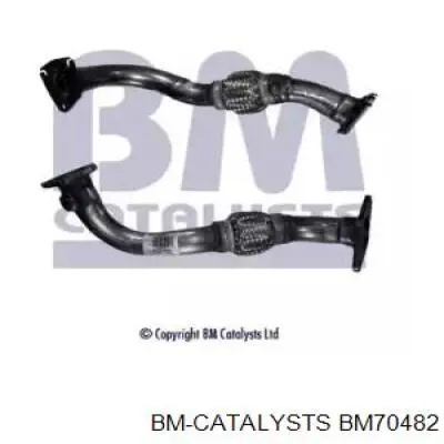 Приёмная труба BM70482 BM Catalysts