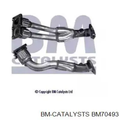 Приёмная труба BM70493 BM Catalysts