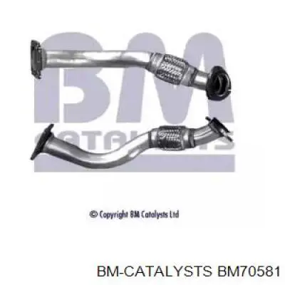 Приёмная труба BM70581 BM Catalysts