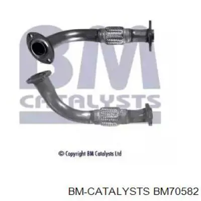 Приёмная труба BM70582 BM Catalysts