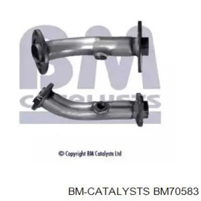 Приёмная труба BM70583 BM Catalysts