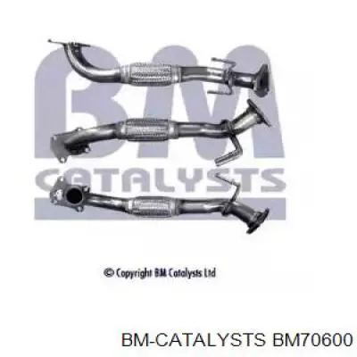 Приёмная труба BM70600 BM Catalysts