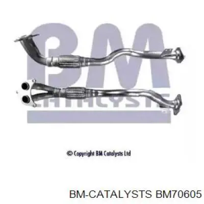 Приёмная труба BM70605 BM Catalysts