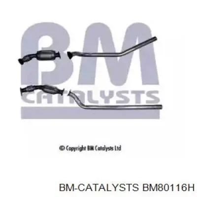 Трубы и подвеска глушителя BM80116H BM CATALYSTS