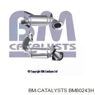 Каталитический нейтрализатор отработавших газов BM80243H BM CATALYSTS