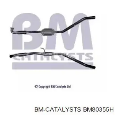 Каталитический нейтрализатор отработавших газов BM80355H BM CATALYSTS
