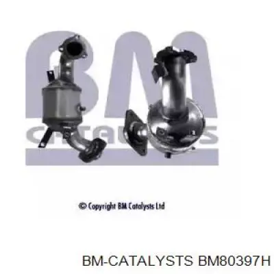 Каталитический нейтрализатор отработавших газов BM80397H BM CATALYSTS