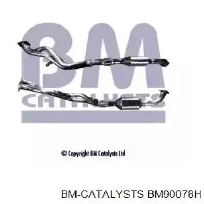 Приёмная труба BM90078H BM Catalysts