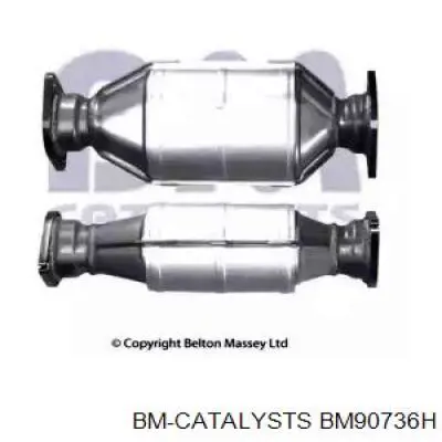 Convertidor - catalisador BM90736H BM Catalysts