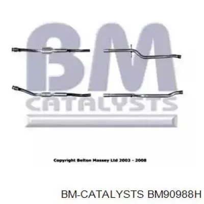 Приёмная труба BM90988H BM Catalysts