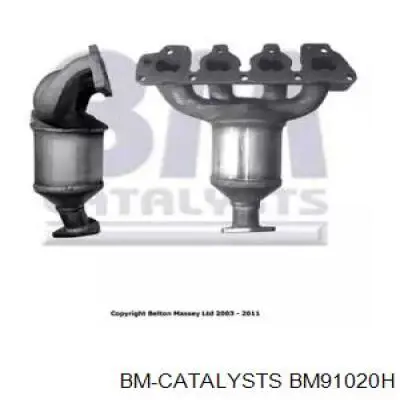 BM91020H BM Catalysts convertidor - catalisador