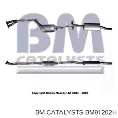 BM91202H BM Catalysts Конвертор-катализатор