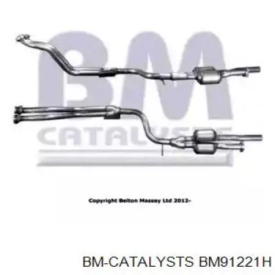 Приёмная труба BM91221H BM Catalysts