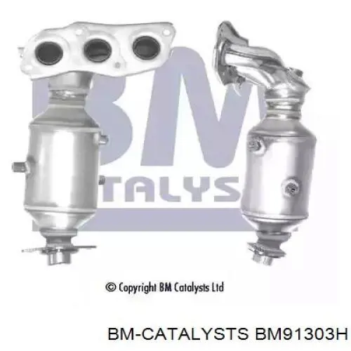 Каталитический нейтрализатор отработавших газов BM Catalysts BM91303H цена, от 249.47 USD