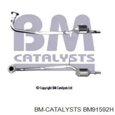 Приёмная труба BM91592H BM Catalysts