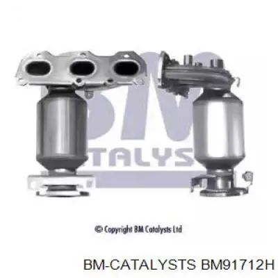 Коллектор выпускной BM91712H BM Catalysts