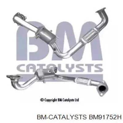 BM91752H BM Catalysts конвертор - катализатор