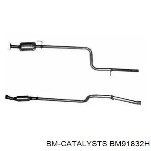 Каталитический нейтрализатор отработавших газов BM Catalysts BM91832H цена, от 702.53 USD