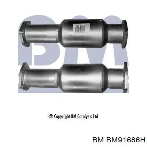 Катализатор BM91686H AS/Auto Storm