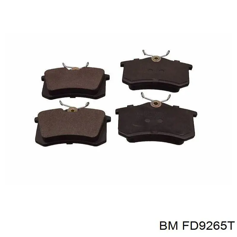 FD9265T BM колодки тормозные задние дисковые