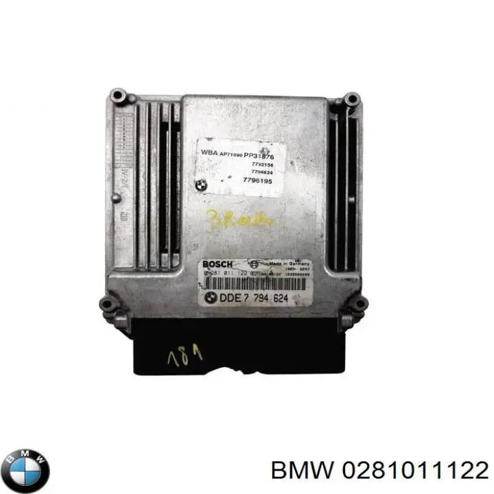 ЭБУ двигателем BMW 0281011122 цена, от 63.35 USD